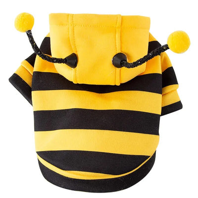 Cute Little Bees Can Pull A Thin Fluffy Hoodie