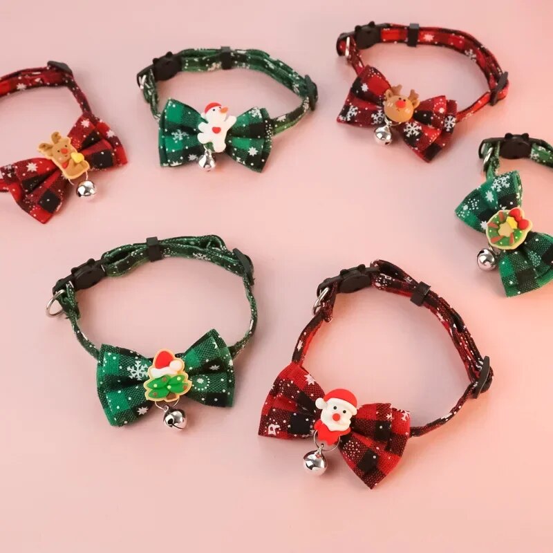 Breakaway Christmas Cat Collars