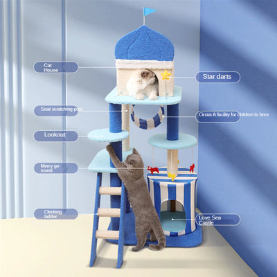 Cat Tree House Cat Tree Tower Condo Cat Tower Cat Climbing Tree Cat Tree with Platform Cat Scratching Post Cat Furniture