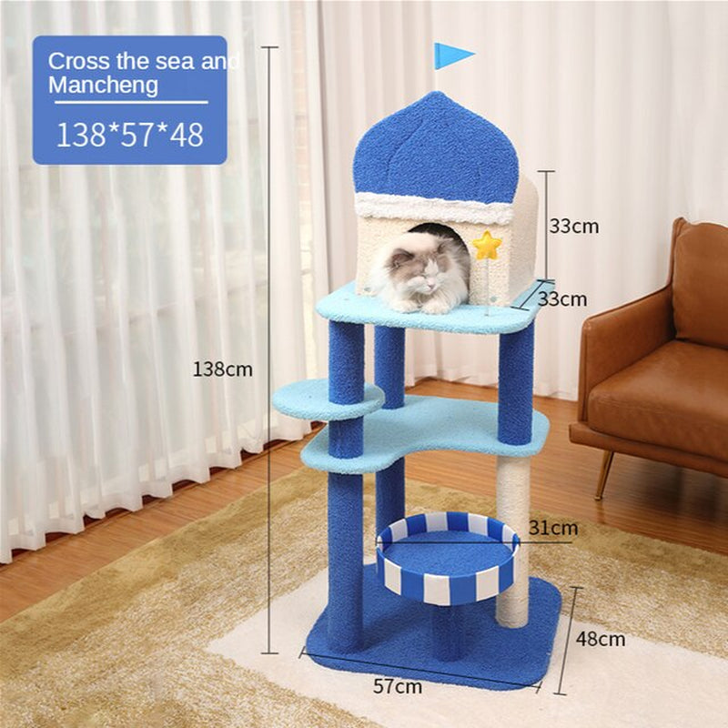 Cat Tree House Cat Tree Tower Condo Cat Tower Cat Climbing Tree Cat Tree with Platform Cat Scratching Post Cat Furniture