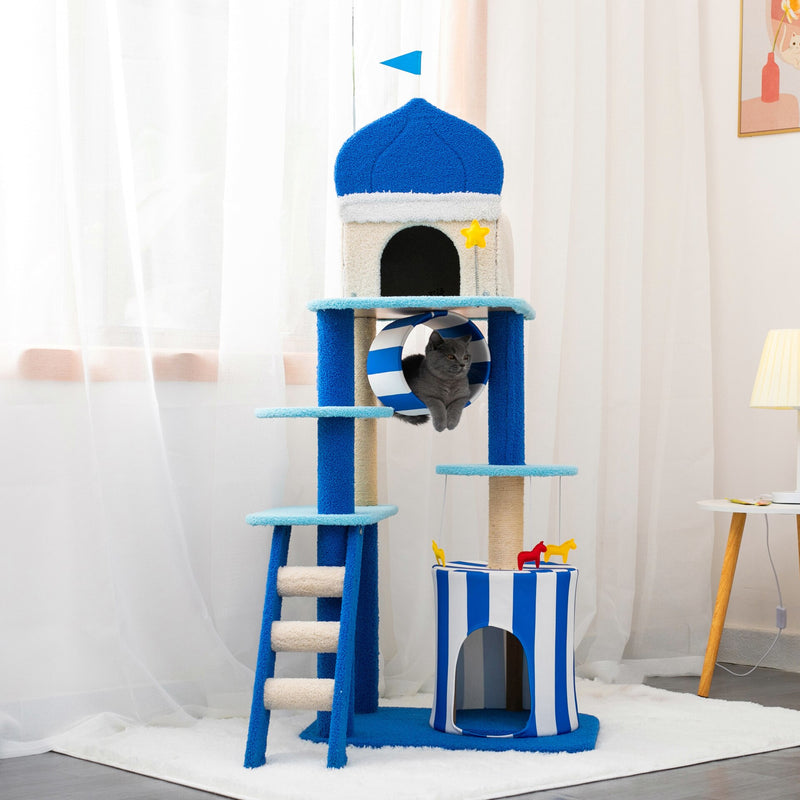 Cat Tree House Cat Tree Tower Condo Cat Tower Cat Climbing Tree Cat Tree with Platform Cat Scratching Post Cat Furniture